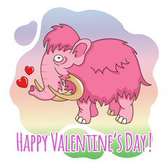 Obraz premium Valentine's Day card design.