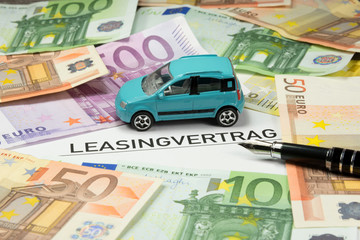 Leasingvertrag für ein Auto
