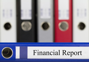 Financial Report / Aktenordner