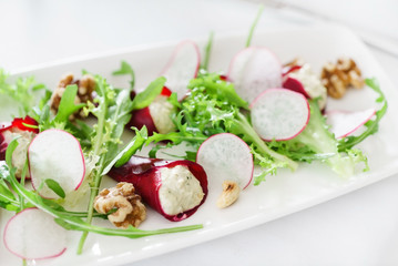 beetroot with goat cheese