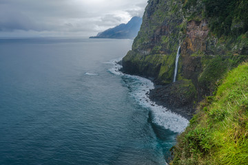 Fototapeta na wymiar Veu da Noiva waterfall, Madeira (Portugal)