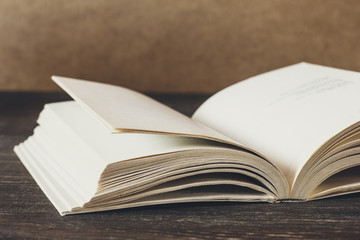 Open Book On The Table./Open Book On The Table