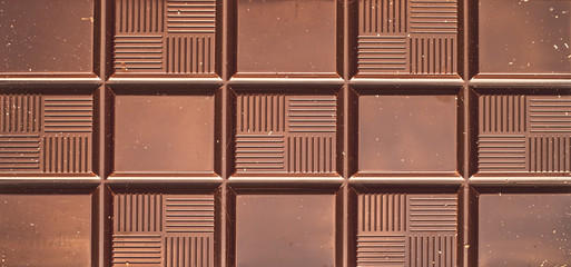 Chocolate bar, closeup view