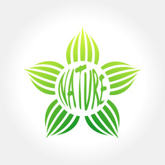 Nature Flower logo