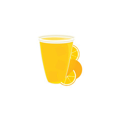 Orange juice in cup