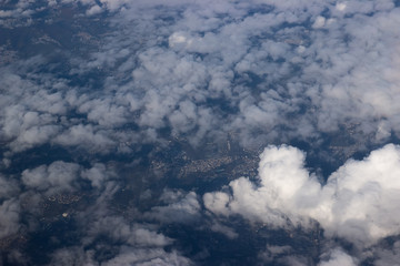 Aerial view from above