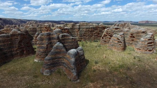 Purnululu from the drone, Australia