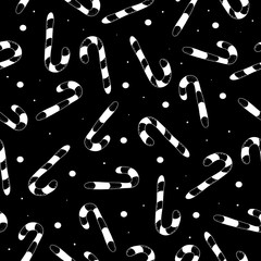 Seamless hand-drawn pattern of Christmas. Printable templates