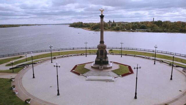 Panoramic view of the main attractions of Yaroslavl