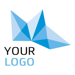 Logotype isolated on white background for different companies, as web agency, start-up, software house, engineering, R&D, chemical, pharmaceutical industry, new business, consulting, optimization