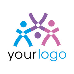 Modern logo design: logotype for different companies, as social, environmental organization, cultural association, start-up, legal aid, nonprofit, voluntary work, 