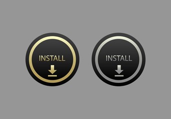Gold and Silver Install Button
