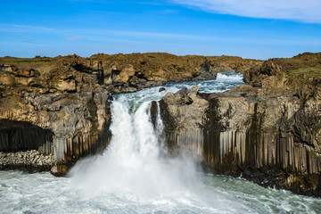 Aldeyjarfoss waterfall, Iceland