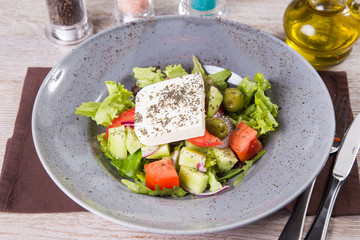 salad with feta cheese