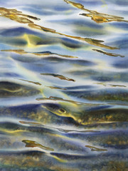 reflections rays watercolor