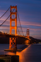 Fototapeta na wymiar The Golden Gate Bridge