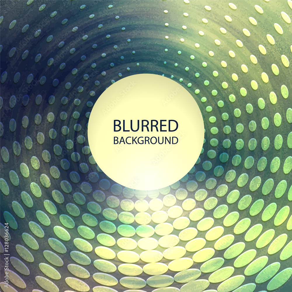 Poster abstract background design with blurred and dotted pattern