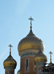 Fototapeta na wymiar Russian Orthodox Onion Domes