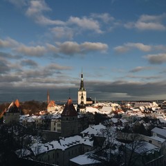 панорама на город