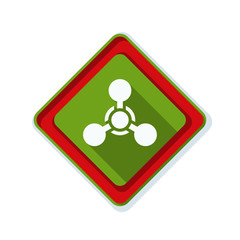 Chemical hazard sign