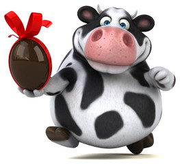 Fun cow - 3D Illustration