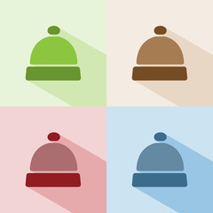 Wool hat icon