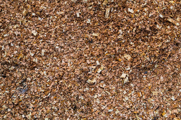 pile of sawdust