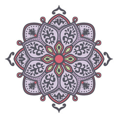 Bohemian Indian Mandala print.