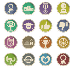 Fototapeta premium award icon set
