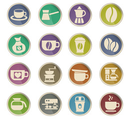 coffee icon set
