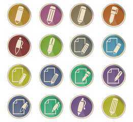 edit icon set