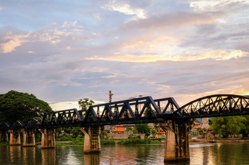Fototapeta na wymiar Kanchanaburi (Thailand), The Bridge on the River Kwai