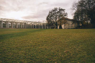 Bavarian state chancellery building, Hofgarten, Munich, Germany