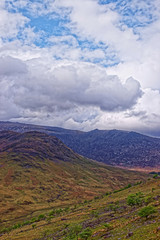Beautiful mountains of National Park Snowdonia