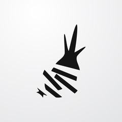 Obraz premium sliced vegetable icon illustration