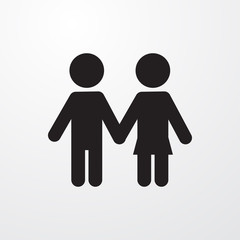 couple icon illustration
