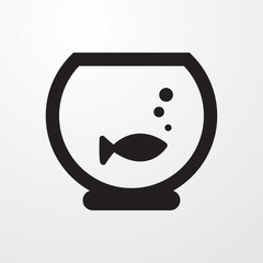 aquarium icon illustration