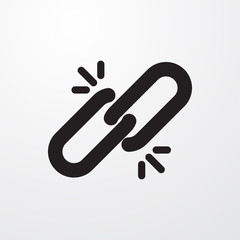 chain icon illustration