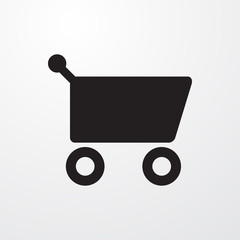 shopping cart icon illustration