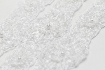 Detail of wedding lace