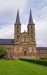 Fototapeta na wymiar Church of Saint Michael in Bamberg in Upper Franconia Germany