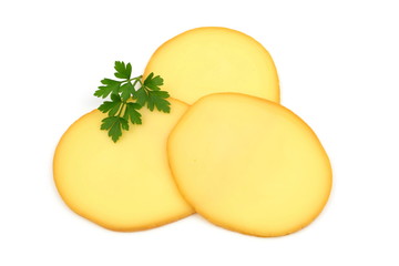 ser wędzony w plastrach