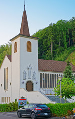 Church of Turbenthal in Winterthur in Zurich canton of Switzerland