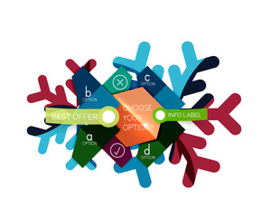 Sale Christmas tags and stickers