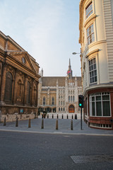 Fototapeta na wymiar Guildhall in the City of London UK