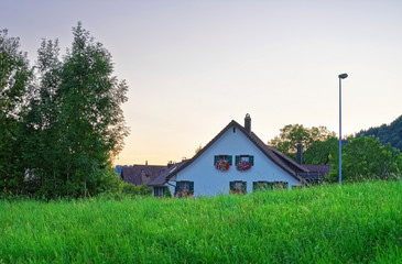 House in Turbenthal of Winterthur in Zurich canton of Switzerland