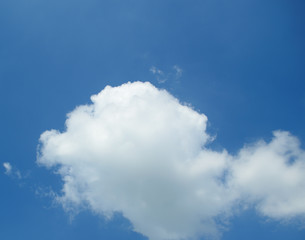 Clouds on blue sky
