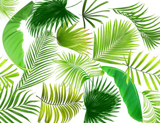 leaf of palm tree background