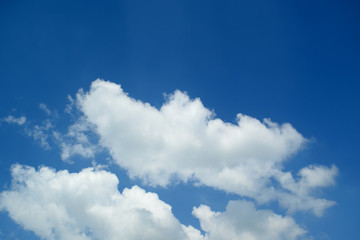 Clouds on blue sky