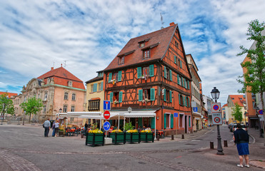 Pfeffel restaurant in Colmar in Alsace in France